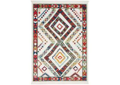 Image for Nourison South Western NAV02 White Multicolor 5'x8' Area Rug