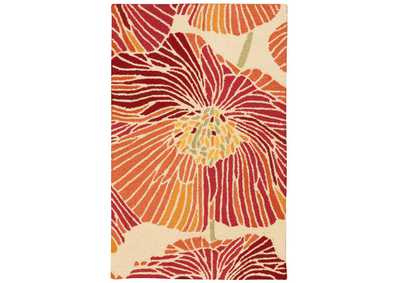 Image for Nourison Fantasy 2'x4' Orange Area Rug