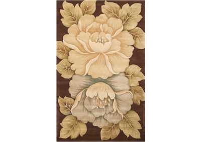 Image for Nourison Tropics TS09 Brown 8'x11' Rug