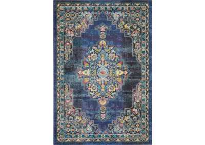 Image for Nourison Passionate PST01 Dark Blue Multicolor 7'x10' Large Rug