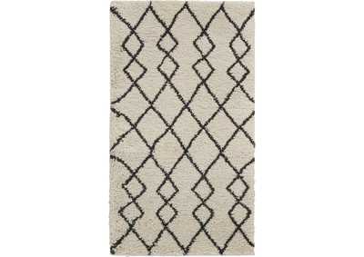 Image for Nourison Martil 2'x4' White Tribal Moroccan Shag Rug
