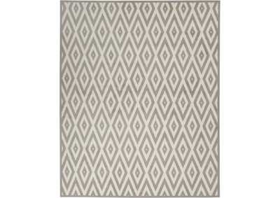 Image for Nourison Grafix GRF18 Grey and White 8'x10' Large Rug