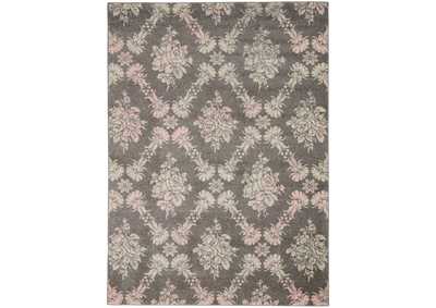 Image for Nourison Tranquil TRA09 Pink and Grey 4'x6' Vintage Area Rug