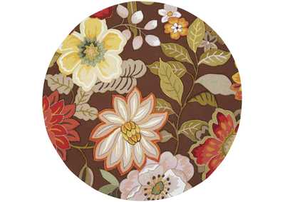 Image for Nourison Fantasy FA18 Brown 8' Round Rug