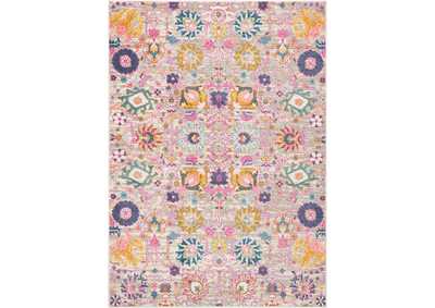 Image for Nourison Passion PSN01 Pink and Grey 7'x10' Large Rug