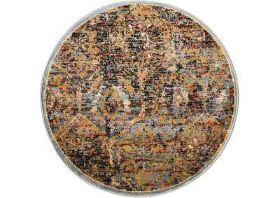 Image for Nourison Delano DEL06 Blue 3' Round Area Rug