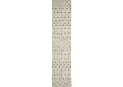 Image for Nourison Grafix 10' Runner Ivory Area Rug