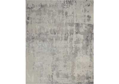Image for Nourison Prismatic 8'x10' Silver Grey Abstract Area Rug