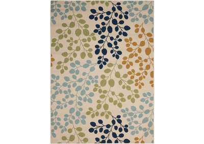 Image for Nourison Caribbean CRB01 White Multicolor 9'x13' Oversized Indoor-outdoor Rug