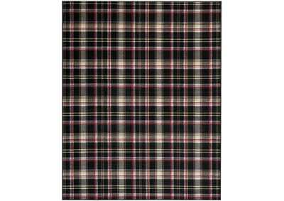 Image for Nourison Grafix GRF03 Black and Red 8'x10' Large Rug