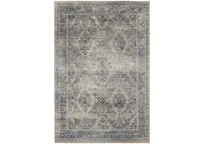 Image for Malta by kathy ireland Home MAI12 Ivory/Blue 5'x8' Area Rug