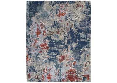 Image for Nourison Artworks ATW01 Blue and Red 9'x12' Rug