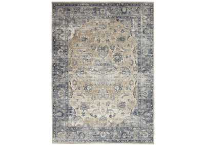 Image for Malta by kathy ireland Home MAI13 Blue/Ivory 9'x12' Area Rug