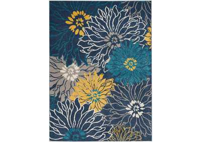 Image for Nourison Passion PSN17 Blue 5'x7' Floral Area Rug