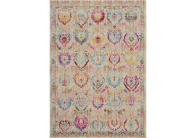 Image for Nourison Vintage Kashan VKA04 Ivory Multicolor 4'x6' Persian Area Rug