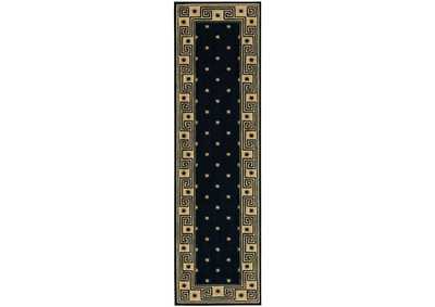 Image for Nourison Cosmopolitan CS95 Dark Blue 8' Runner Hallway Rug