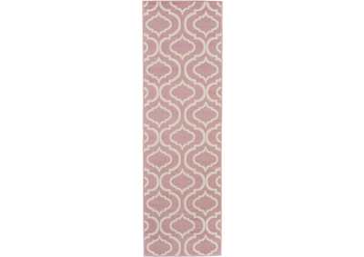Image for Nourison Jubilant JUB19 Pink 7' Runner Low-pile Hallway Rug