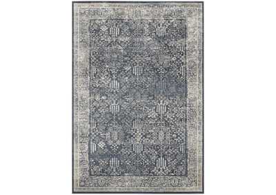 Image for Malta by kathy ireland Home MAI12 Navy/Ivory 5'x8' Area Rug