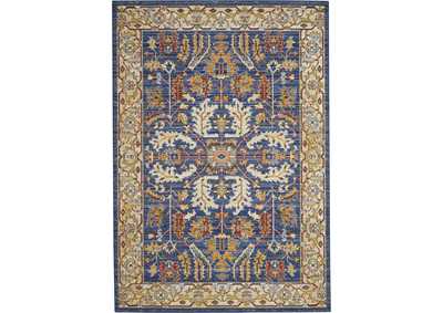 Image for Nourison Majestic 6'x8' Blue Multicolor Vintage Area Rug