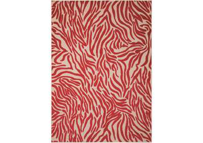 Image for Nourison Aloha ALH04 Red 4'x6' Indoor-outdoor Area Rug
