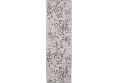 Image for Nourison Urban Chic URC02 Grey 7' Runner Hallway Rug