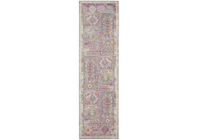 Image for Nourison Passion 8' Runner Grey Multicolor Area Rug