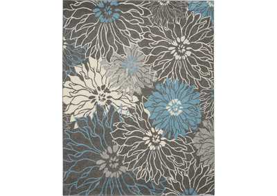 Image for Nourison Passion 7' x 10' Charcoal and Blue Area Rug