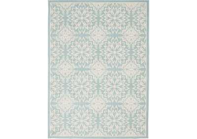 Image for Nourison Jubilant JUB06 Aqua 5'x7' Beach Area Rug