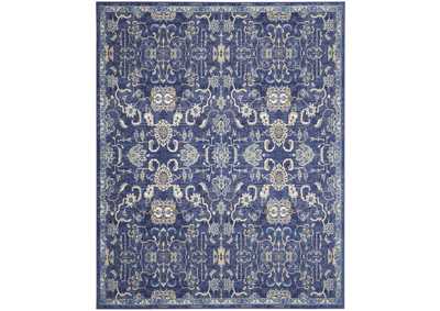 Image for Nourison Grafix GRF24 Navy Blue 8'x10' Large Rug