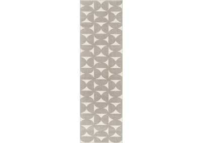 Image for Nourison Harper DS301 Grey 8' Runner Hallway Rug