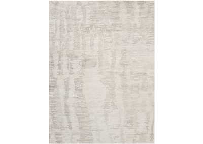 Image for Nourison Ellora ELL01 Grey and White 10'x14' Oversized Handmade Rug