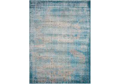 Image for Nourison Karma KRM01 Blue 9'x13' Oversized Rug