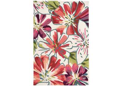 Image for Nourison Fantasy FA16 White Multicolor 4'x6' Area Rug