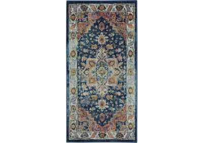 Image for Nourison Ankara Global ANR11 Blue and Red Multicolor Persian Area Rug