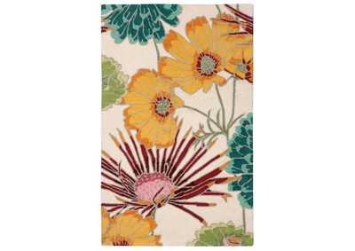 Image for Nourison Fantasy FA26 White Multicolor 3'x5' Area Rug