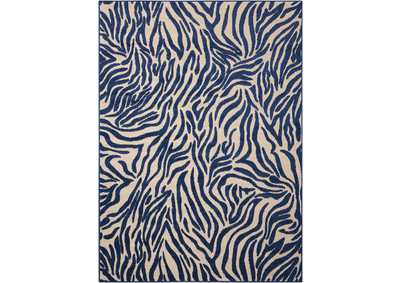 Image for Nourison Aloha ALH04 Navy 4'x6' Indoor-outdoor Area Rug