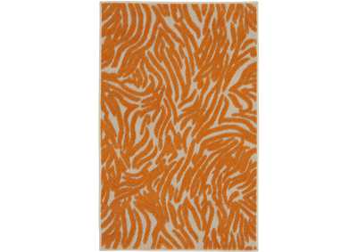 Image for Nourison Aloha ALH04 Orange 4'x6' Indoor-outdoor Area Rug