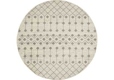 Image for Nourison Grafix 8' Round Ivory Area Rug