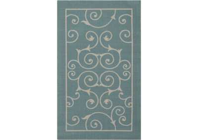 Image for Nourison Home & Garden 2'x4' Blue Area Rug