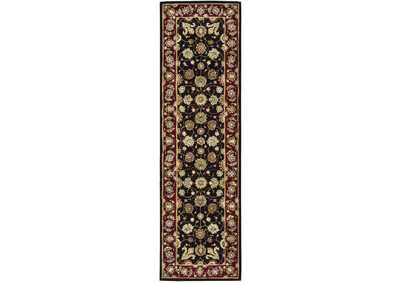 Image for Nourison 2000 2017 Black 8' Runner Area Rug