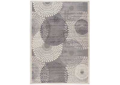 Image for Nourison Graphic Illusions GIL04 Grey 7'x10' Rug