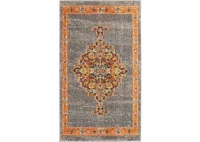 Image for Nourison Passionate 2' X 4' Grey Multicolor Persian Area Rug