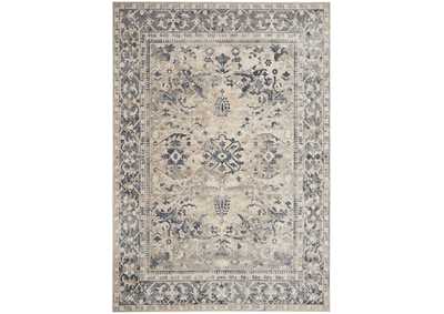 Image for kathy ireland Home Malta MAI05 Blue and Ivory 8'x11' Rug