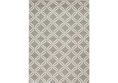 Image for Nourison Jubilant JUB17 Grey 5'x7' Mid-century Area Rug