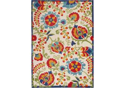 Image for Nourison Aloha ALH17 Multicolor 4'x6' Indoor-outdoor Area Rug