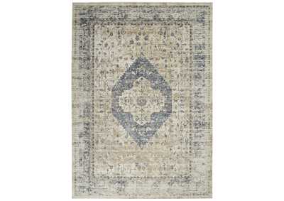 Image for Malta by kathy ireland Home MAI11 Ivory/Blue 9'x12' Area Rug