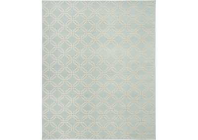 Image for Nourison Jubilant JUB17 Aqua 8'x10' Large Low-pile Rug