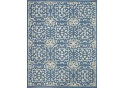 Image for Nourison Jubilant 8' x 10' Ivory Blue Transitional Area Rug