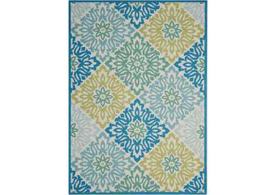 Image for Waverly Sun N Shade SND23 Blue 5'x8' Area Rug
