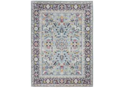 Image for Nourison Ankara Global ANR14 Light Blue Multicolor 5'x8' Persian Area Rug
